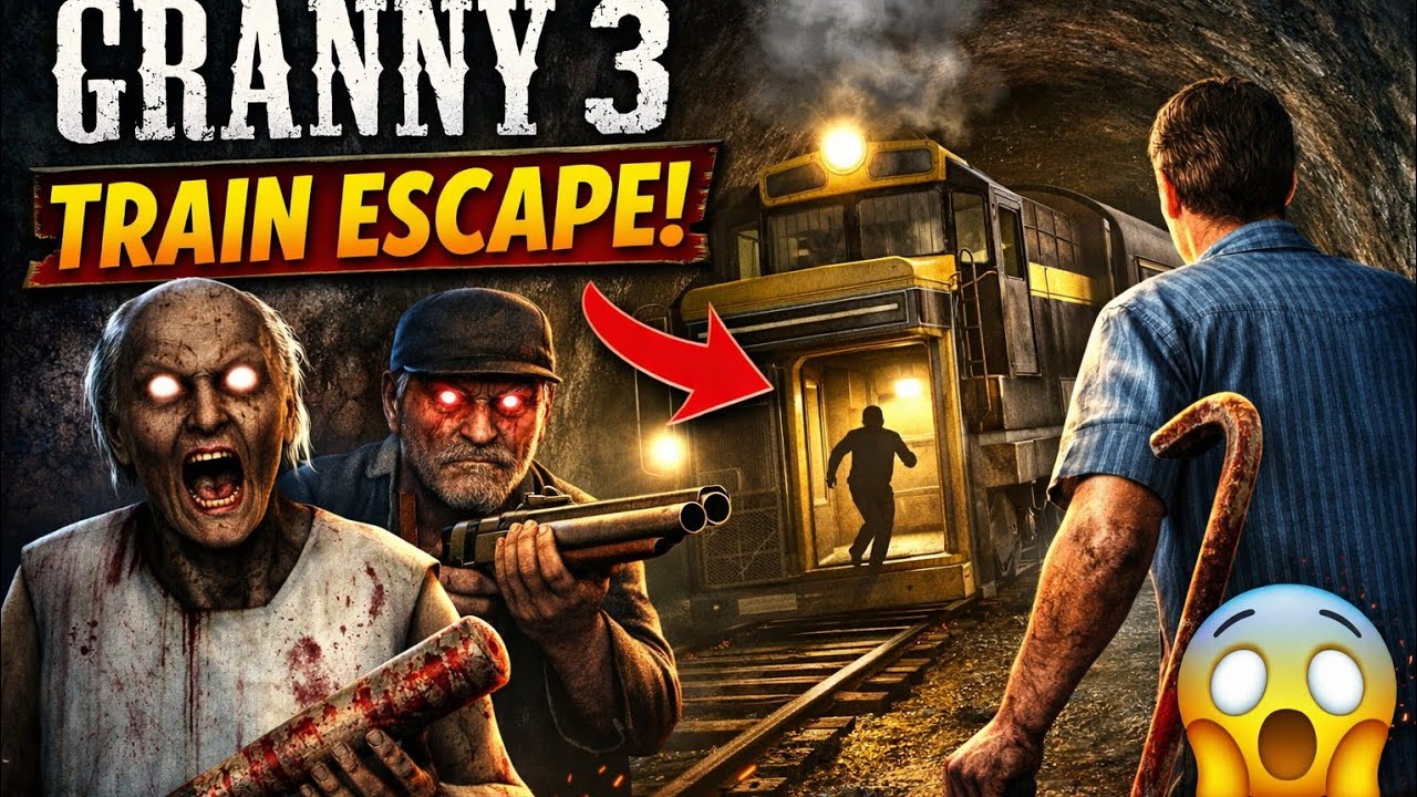  Granny 3 Easy Escape Trick Jo 99% Log Nhi Jante | Granny3 | Kya Aaj Kar Paunga Train Escape 🤔 #5