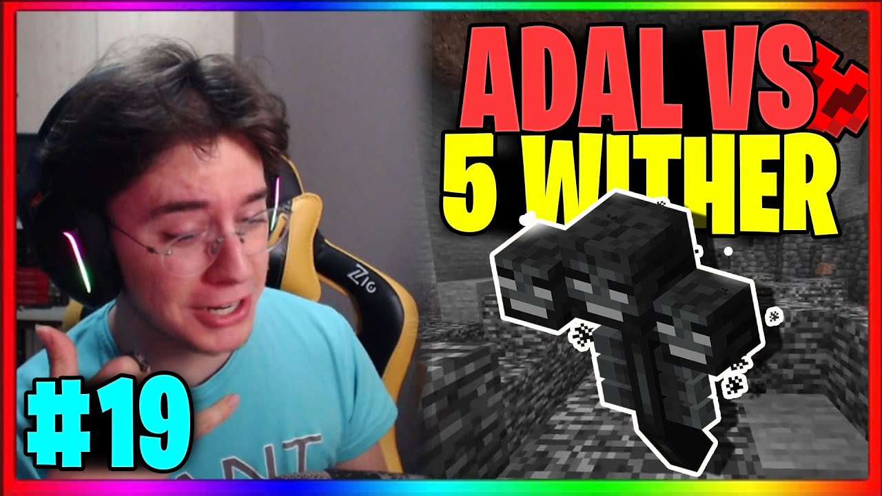 Doğukan Adal VS 5 WİTHER!! 1.17 Hardcore (18 Ağustos) Bölüm 19