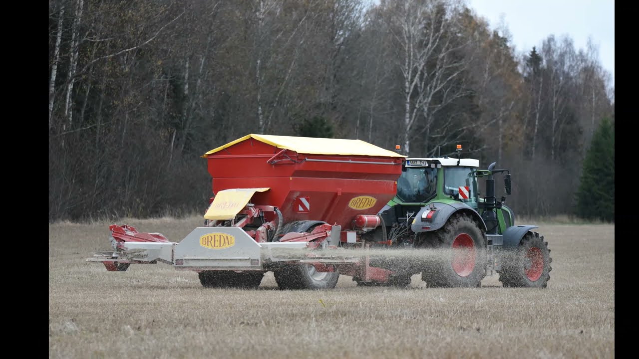 Lubja- ja väetiselaotur Bredal K105-XES & Fendt 828.