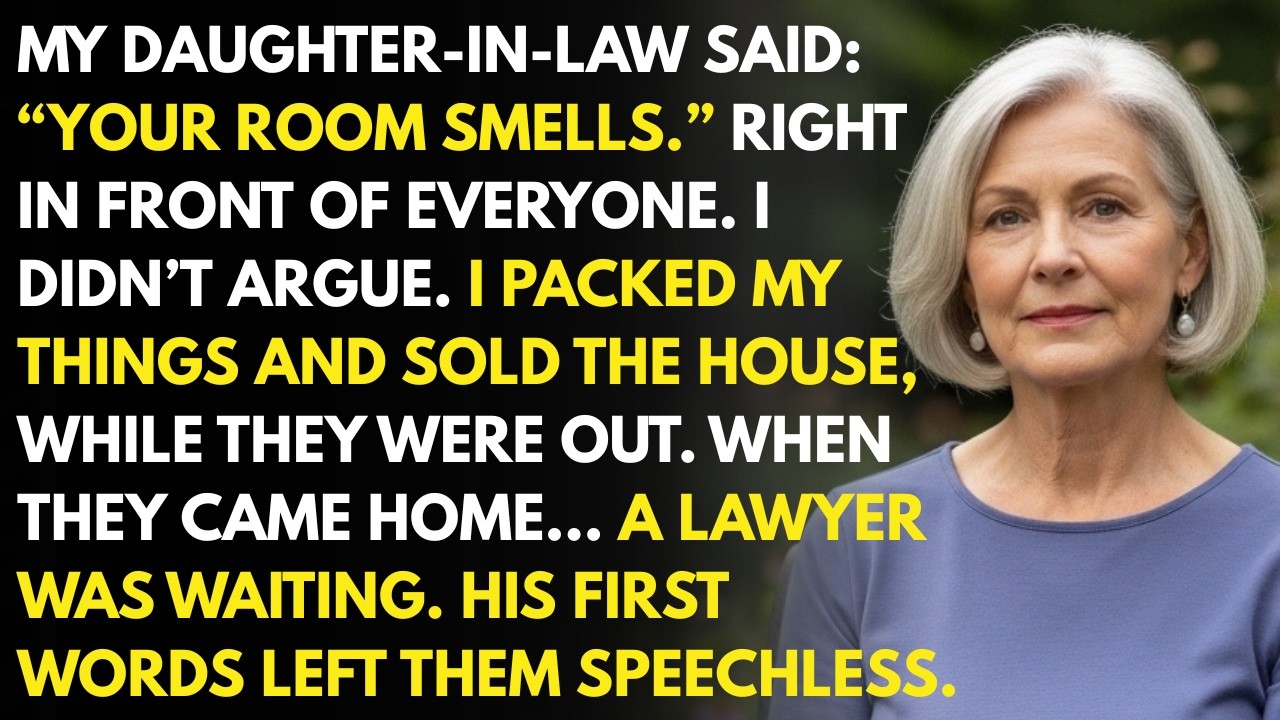 She Said, “Your Room Smells” — So I Sold the House Without Telling Them