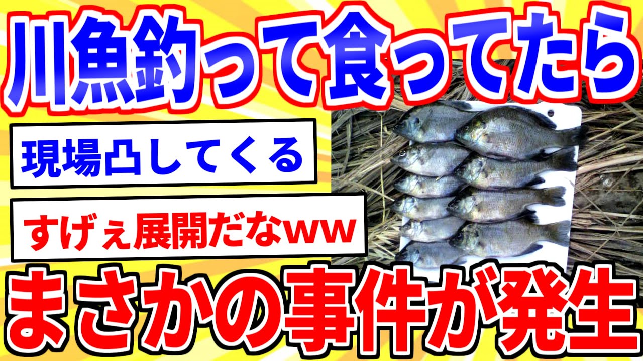 川魚を釣って焼いて食うｗｗｗ→事件発生で１が容疑者に⁉【2ch面白いスレゆっくり解説】
