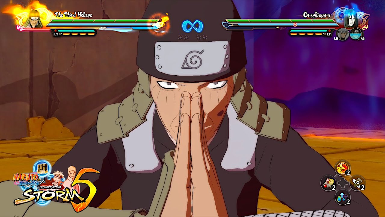 Hiruzen Vs Hashirama Tobirama & Orochimaru | Naruto Shippuden X Boruto