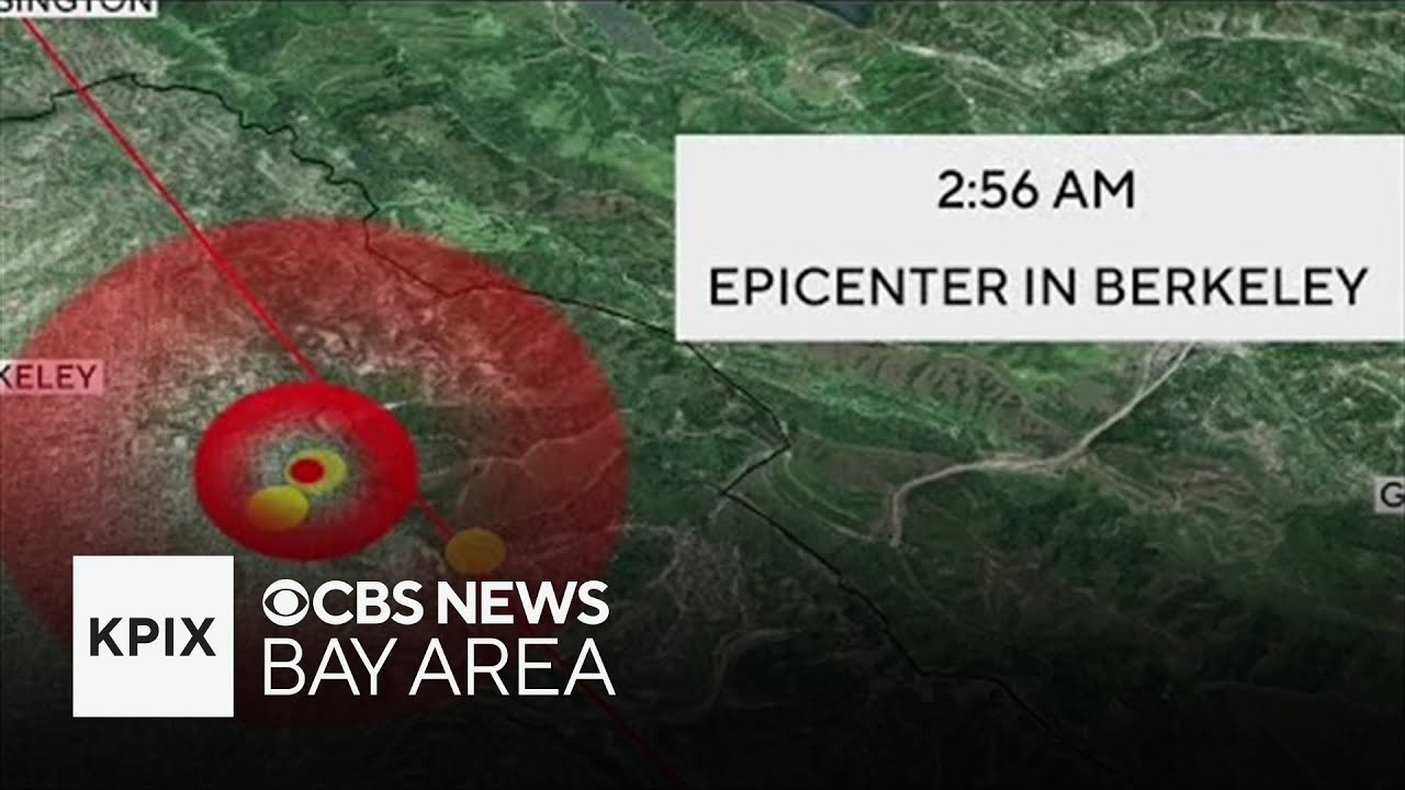 Magnitude 4.3 earthquake near Berkeley shakes Bay Area overnight