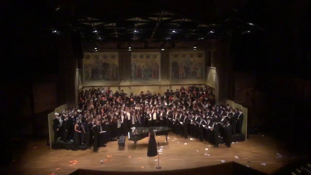 Yale, Rutgers and Princeton Glee Clubs sing Alma Maters