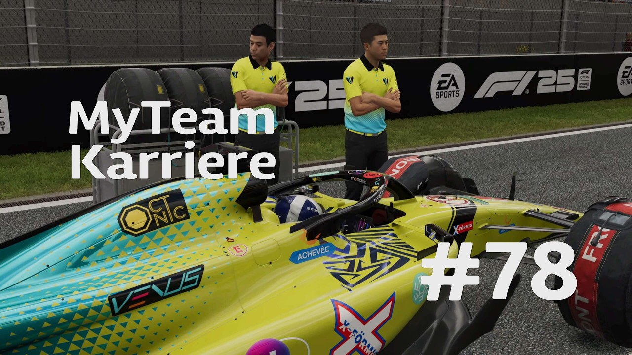 F1 25 MyTeam Karriere #78 (R) Immer dieser nicht vorhergesagte Regen! Und der bringt Spannung!
