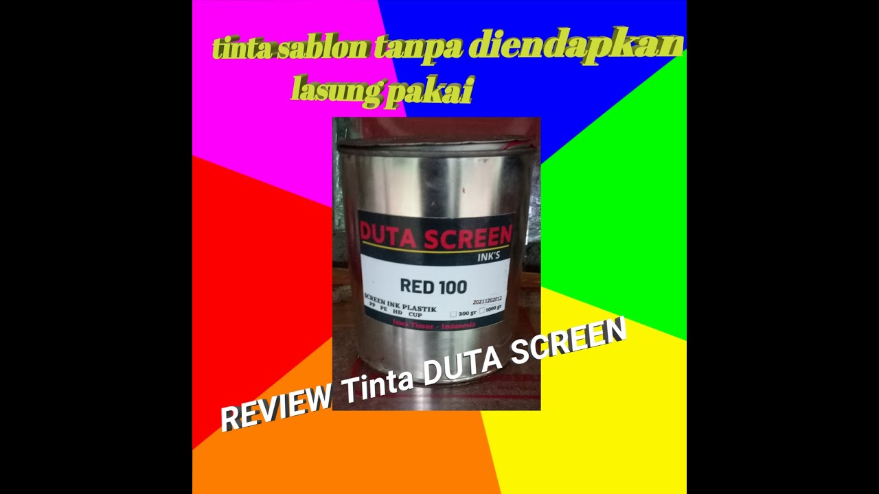 review tinta duta secreen tanpa diendapkan lasung pakai anti mapet dan luber