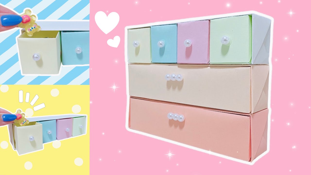 組み合わせ自由！かんたん紙BOX作り方💕同じ折り方で色々なパターンが楽しめます✨