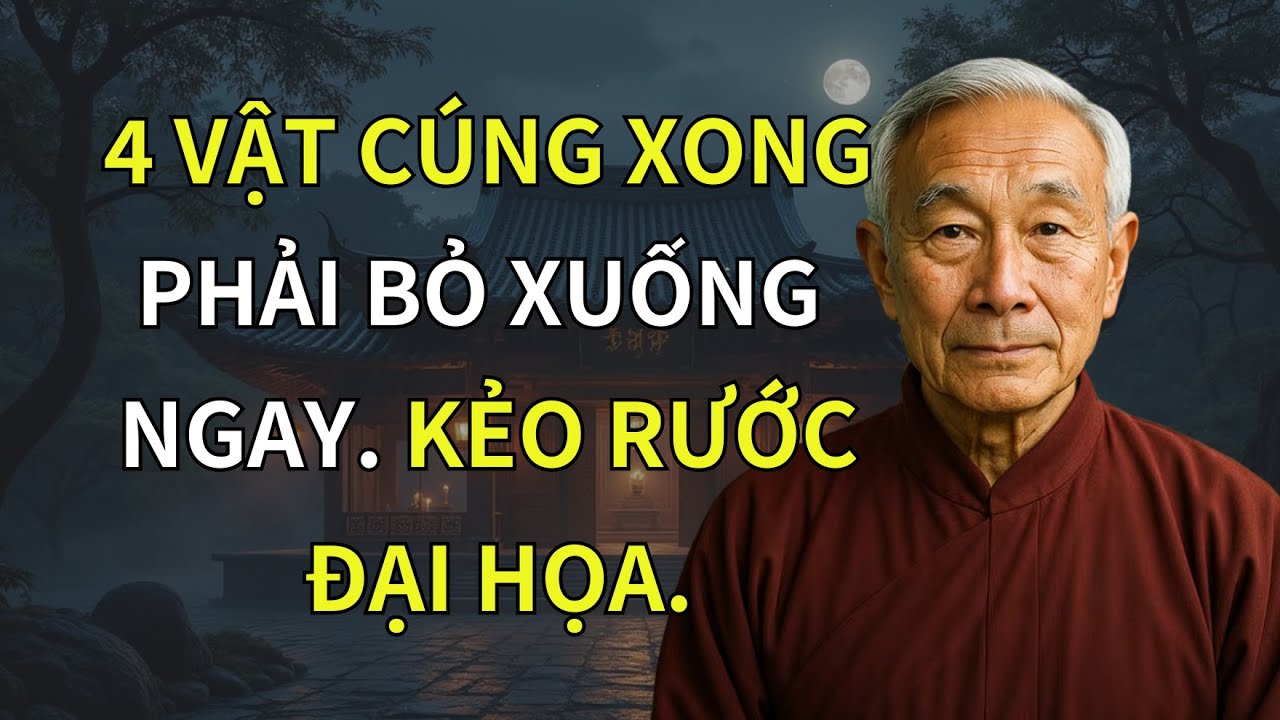 4 Vật Khi Cúng Xong Phải Hạ Xuống Liền Kẻo Rước Họa Vào Nhà | Trí Tuệ Phật Giáo