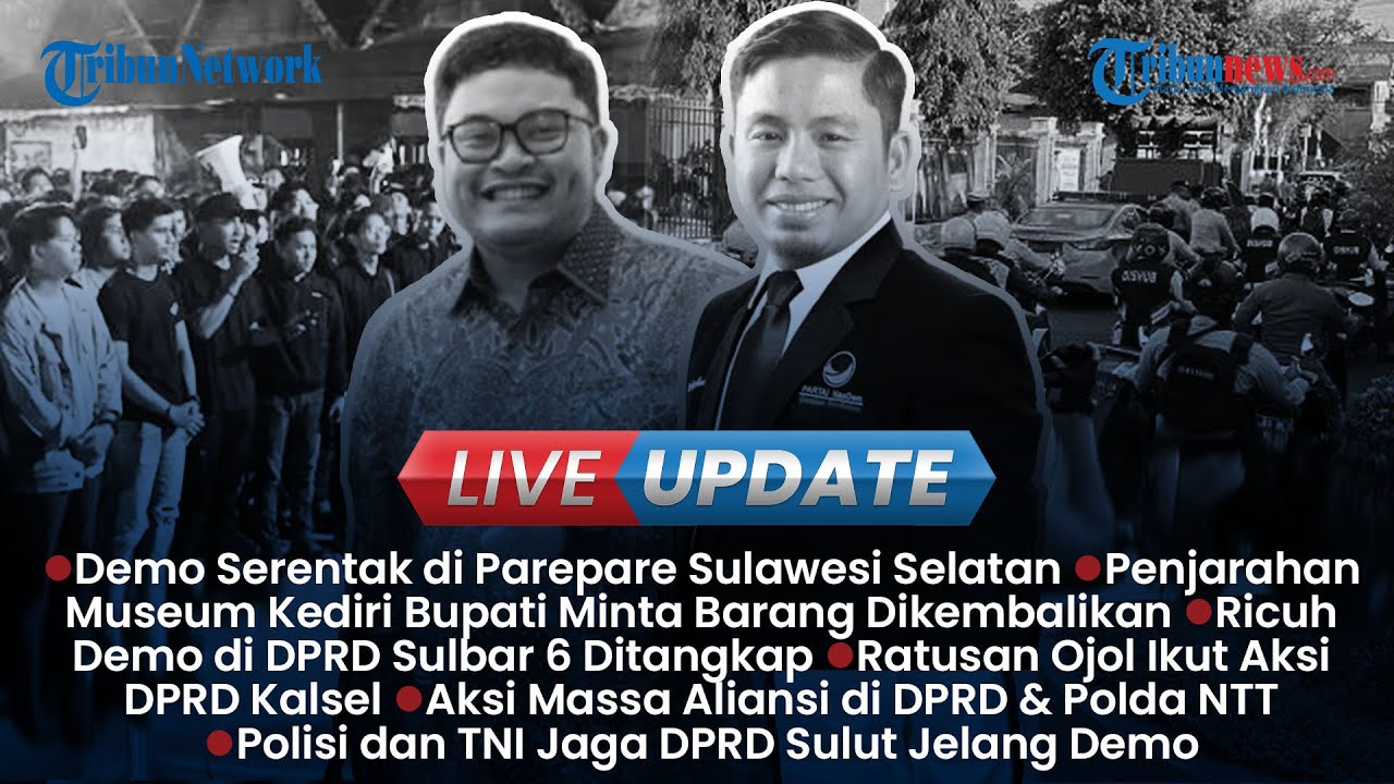 🔴LIVE UPDATE SIANG: Update Aksi Demo di Beberapa Daerah, Aksi 1000 Lilin untuk Affan Kurniawan