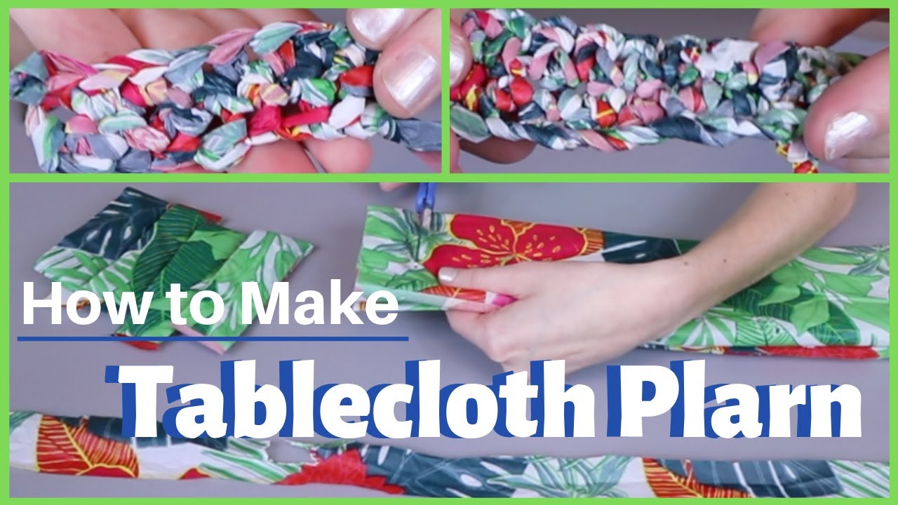 How to Make Tablecloth Plarn + Spinning and Crocheting | Tutorial Tuesday Ep 87