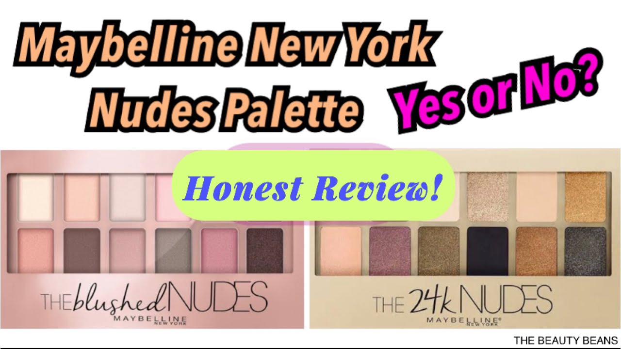 Maybelline New York Eyeshadow Palettes Review🎨Honest review| Offers?😍Pigmentation?😦#nudespalette