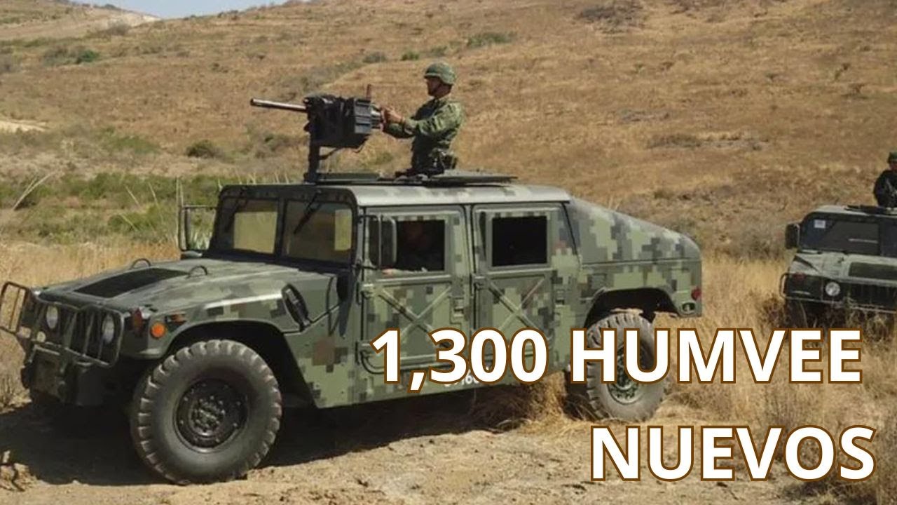 El ejército mexicano pide presupuesto para incorporar 1,300 Humvee