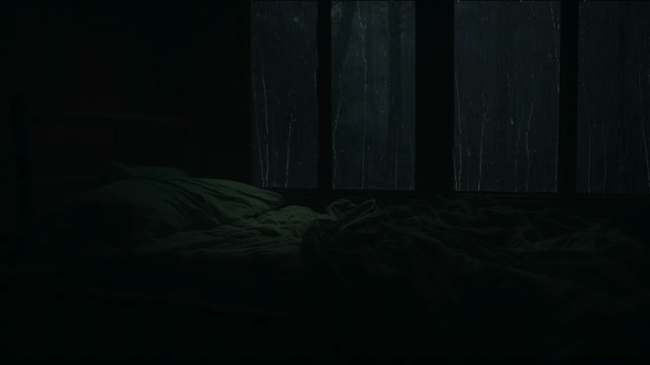 Rain Sounds for Instant Sleep | Relaxing Night Atmosphere to Soothe Stress and Anxiety