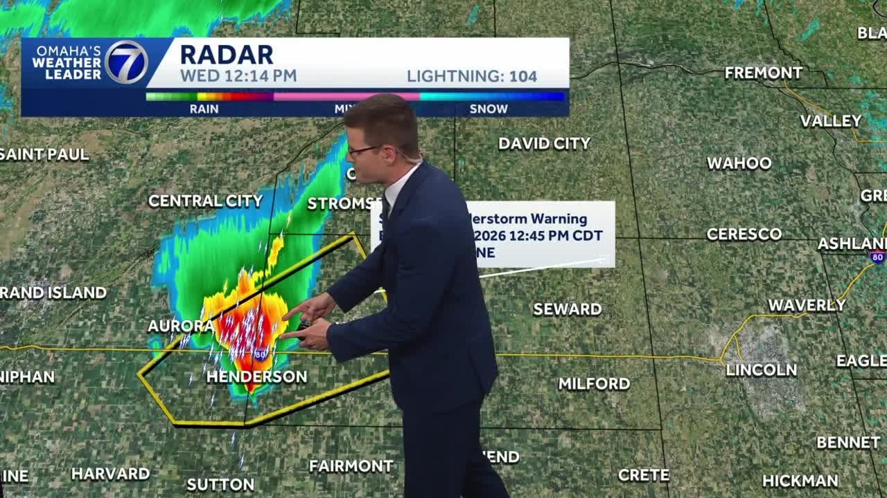 Severe storm potential Wednesday afternoon in Omaha area