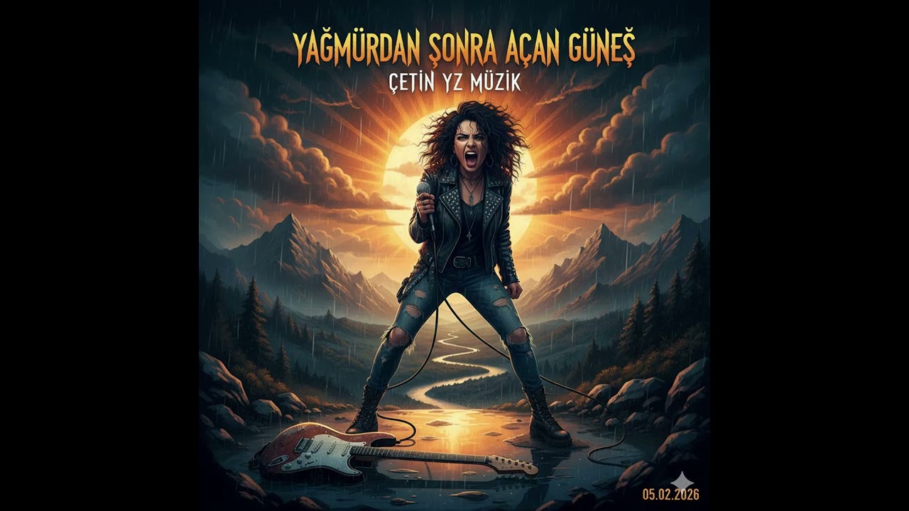 Yağmurdan Sonra Açan Güneş Metal Versiyonu