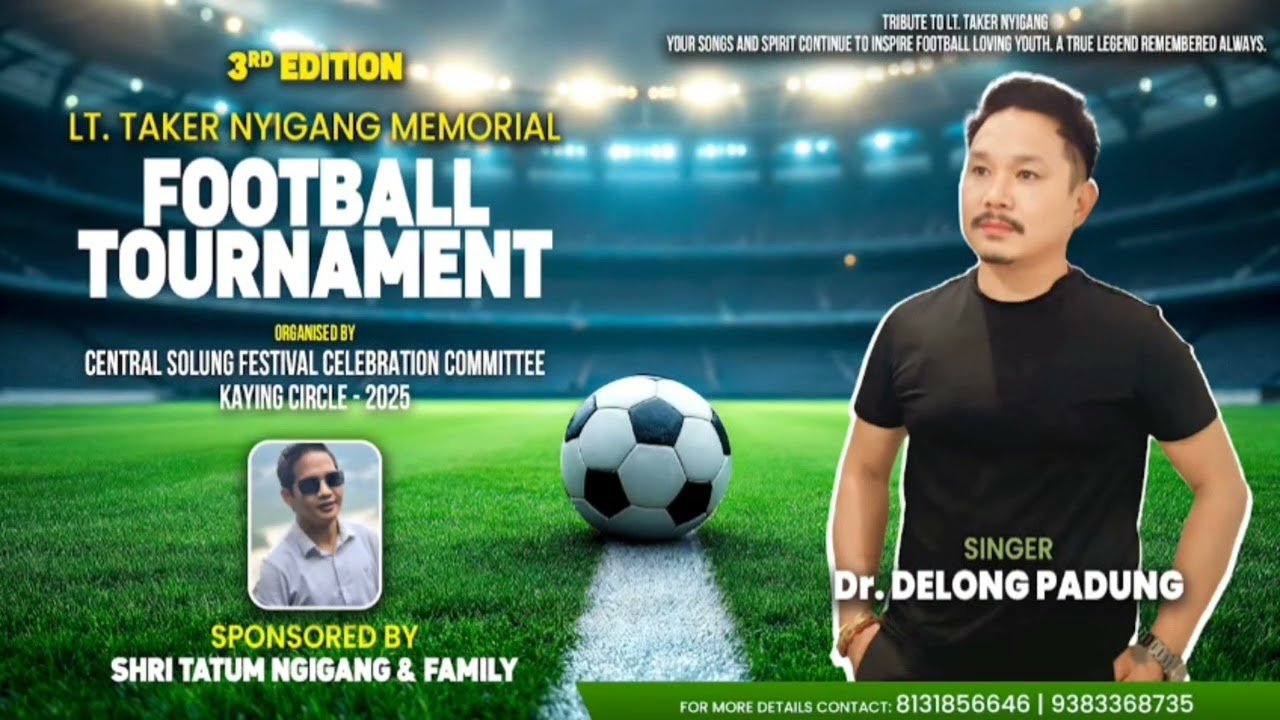 Lt, Taker Nyigang memorial song, Dr. Delong padung, sponsored By Tatum Nyigang 