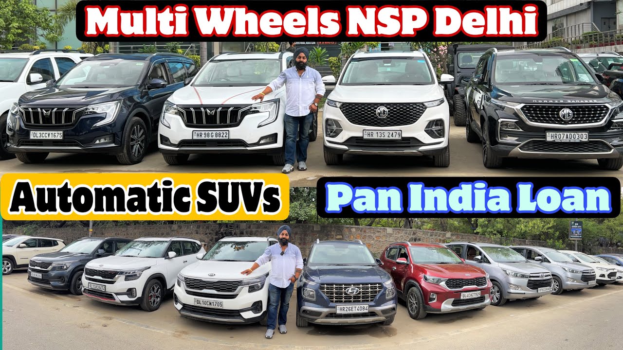 10+Automatic SUV Cars For Sale at Multi Wheels NSP Delhi | Used Cars in Delhi | Second Hand Cars