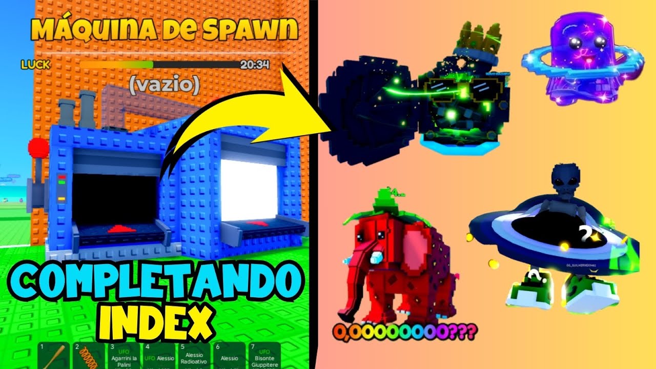 TSUNAMI TO BRAINROT - COMPLETANDO INDEX - JOGANDO COM INSCRITOS
