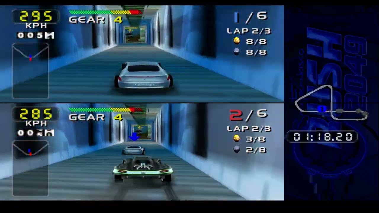 San Francisco Rush 2049. Marina track race