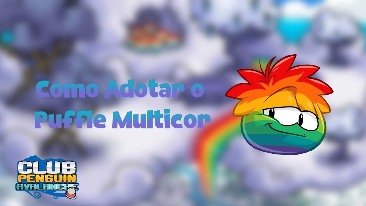 Club Penguin Avalanche | Como Adotar o Puffle Multicor