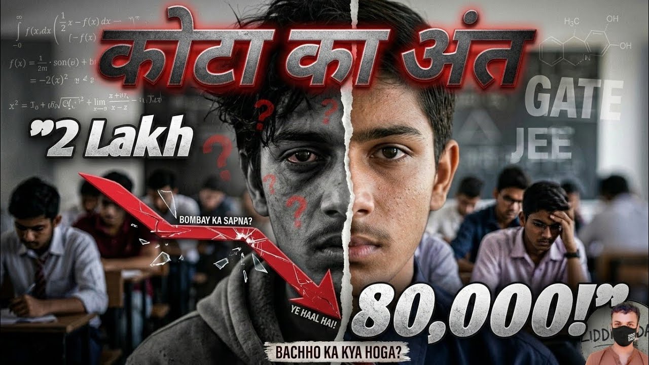Kota Coaching Crisis 2026: The Fall of India&rsquo;s Biggest Education Hub | 60% Student Decline Explained