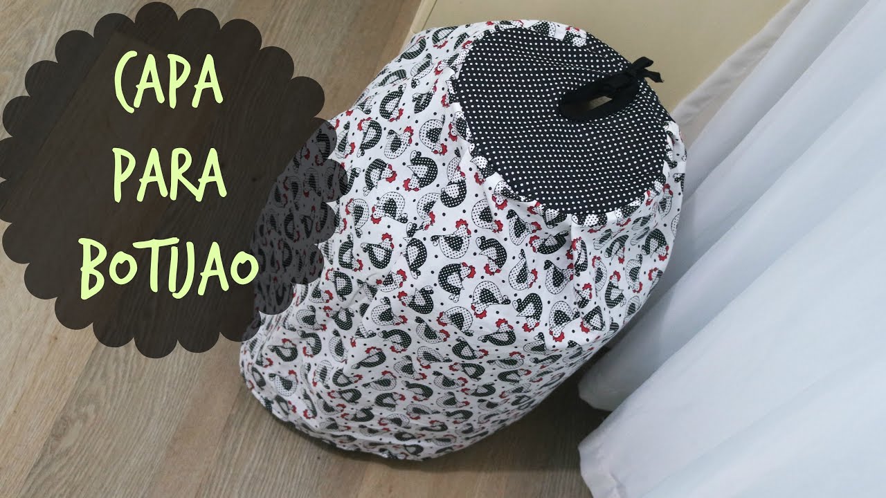 Costurando: Capa para botijão + como colocar viés