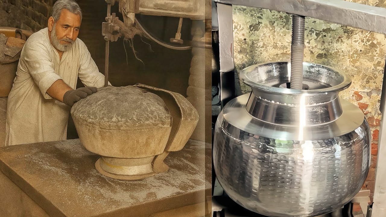 Incredible recycling process || old metal pots covnvert in to new pots || Scrap to shine