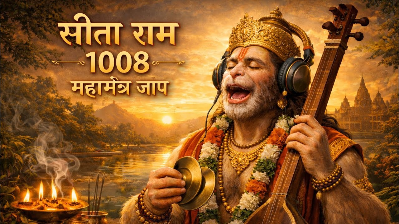 Sita Ram 1008 Maha Mantra Jaap|Powerful Ram Naam Chanting #bhakti #ram #sitaram #siyaram #hanuman 