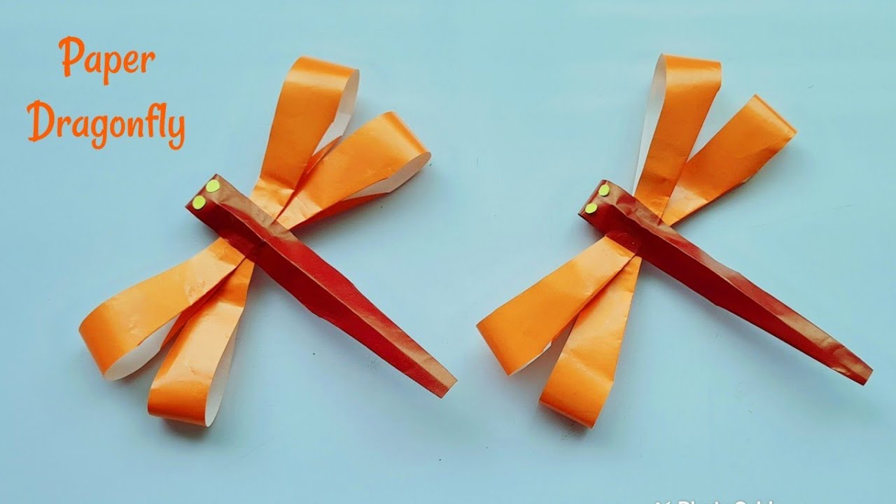 Origami Dragonfly | How To Make Paper Dragonfly | Paper Toy | DIY Paper Craft | Diary Of Art