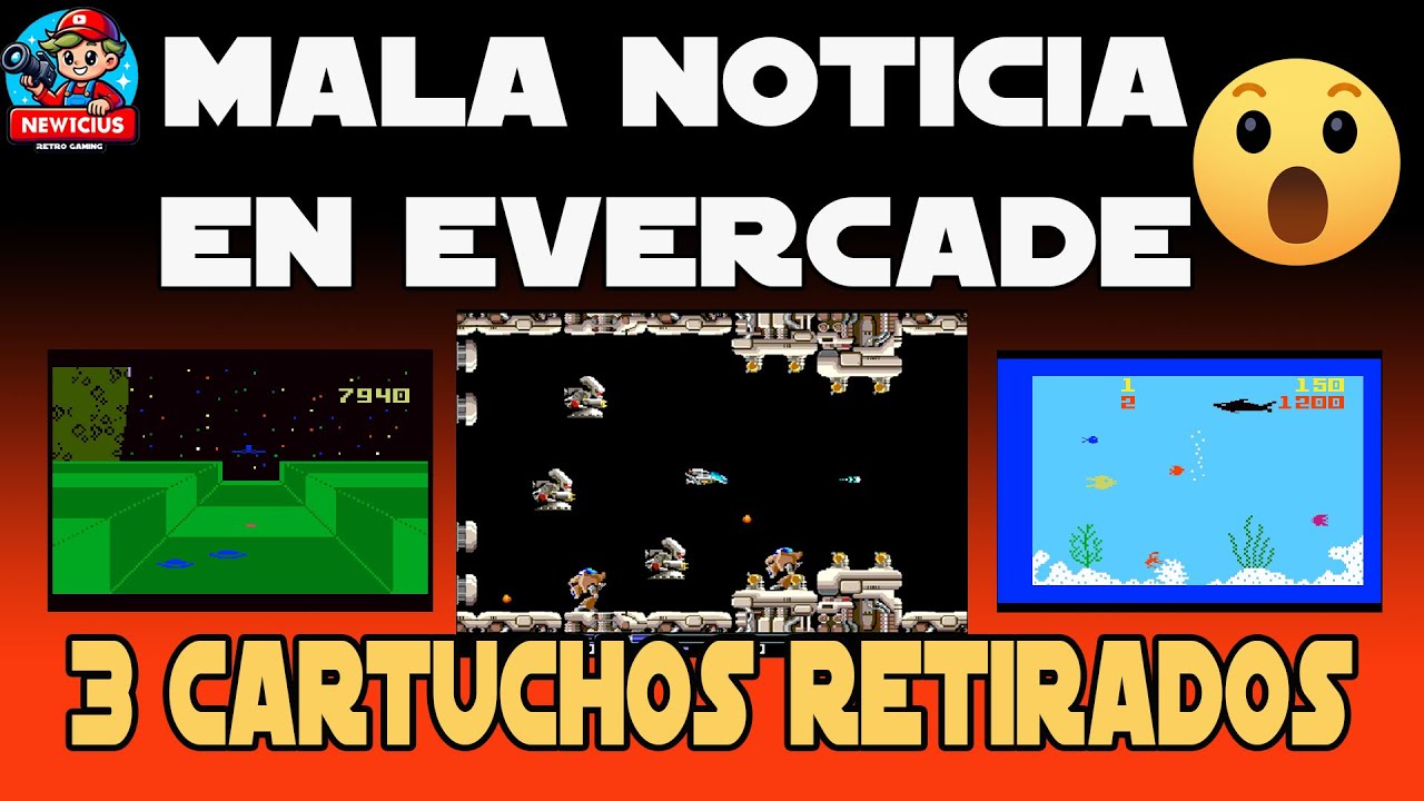 MALA NOTICIA en EVERCADE: 3 nuevos cartuchos pasan a LEGACY en 2026 #evercade