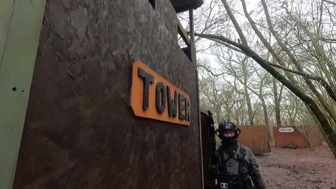 Tower War в страйкбольном клубе Wolverine MTW, игра 2, часть 1, 08.02.26