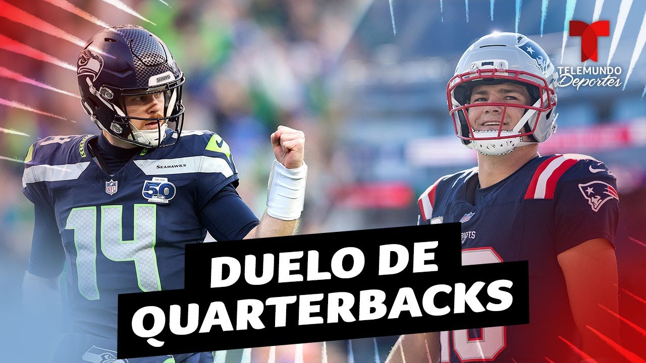 Cara a cara rumbo al Super Bowl LX: Drake Maye vs Sam Darnold | Telemundo Deportes