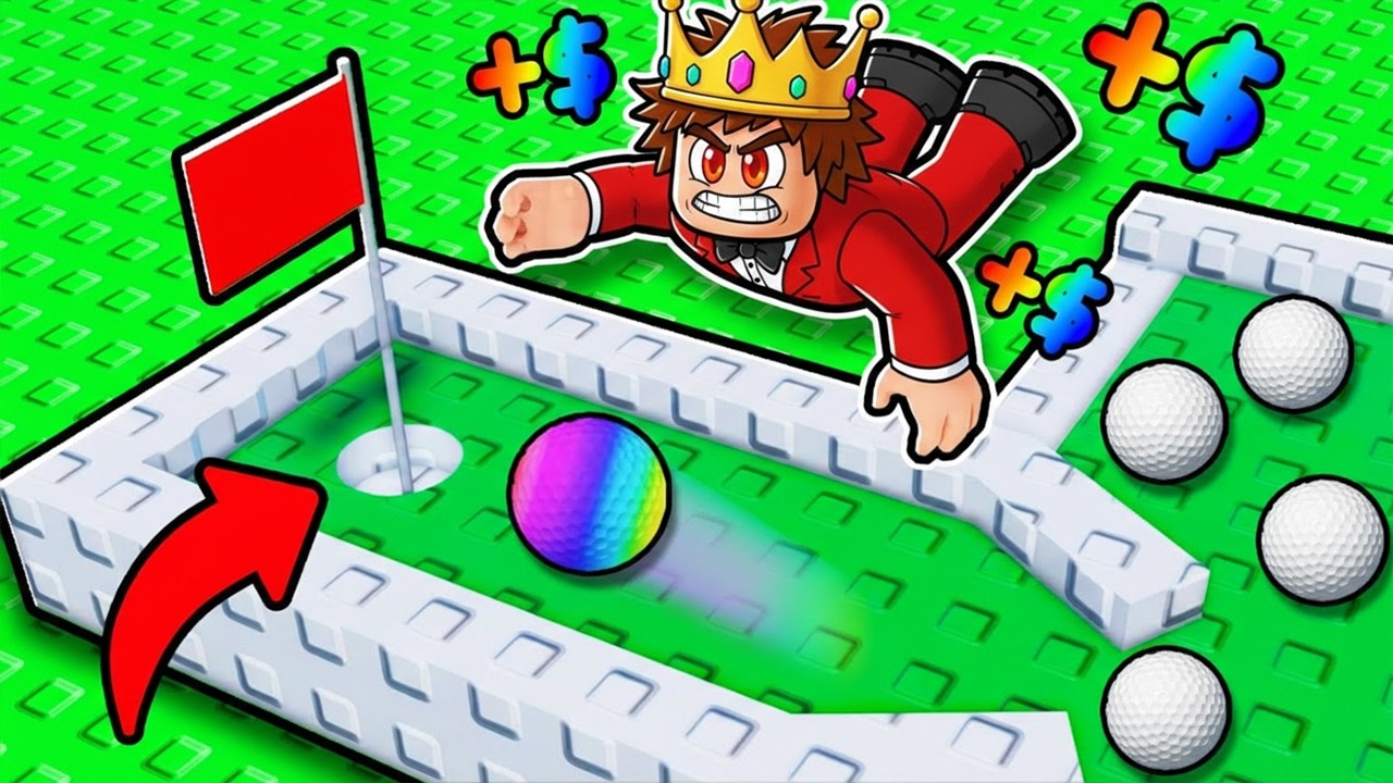 MINI-GOLFPLATZ bauen, um in Roblox MILLIONEN zu verdienen...
