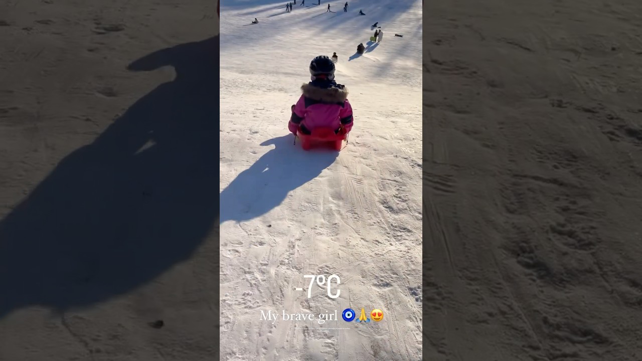 Pulkabacken Fun with Vir & Viana ❄️🛷 | Snowy Adventures & Big Smiles!