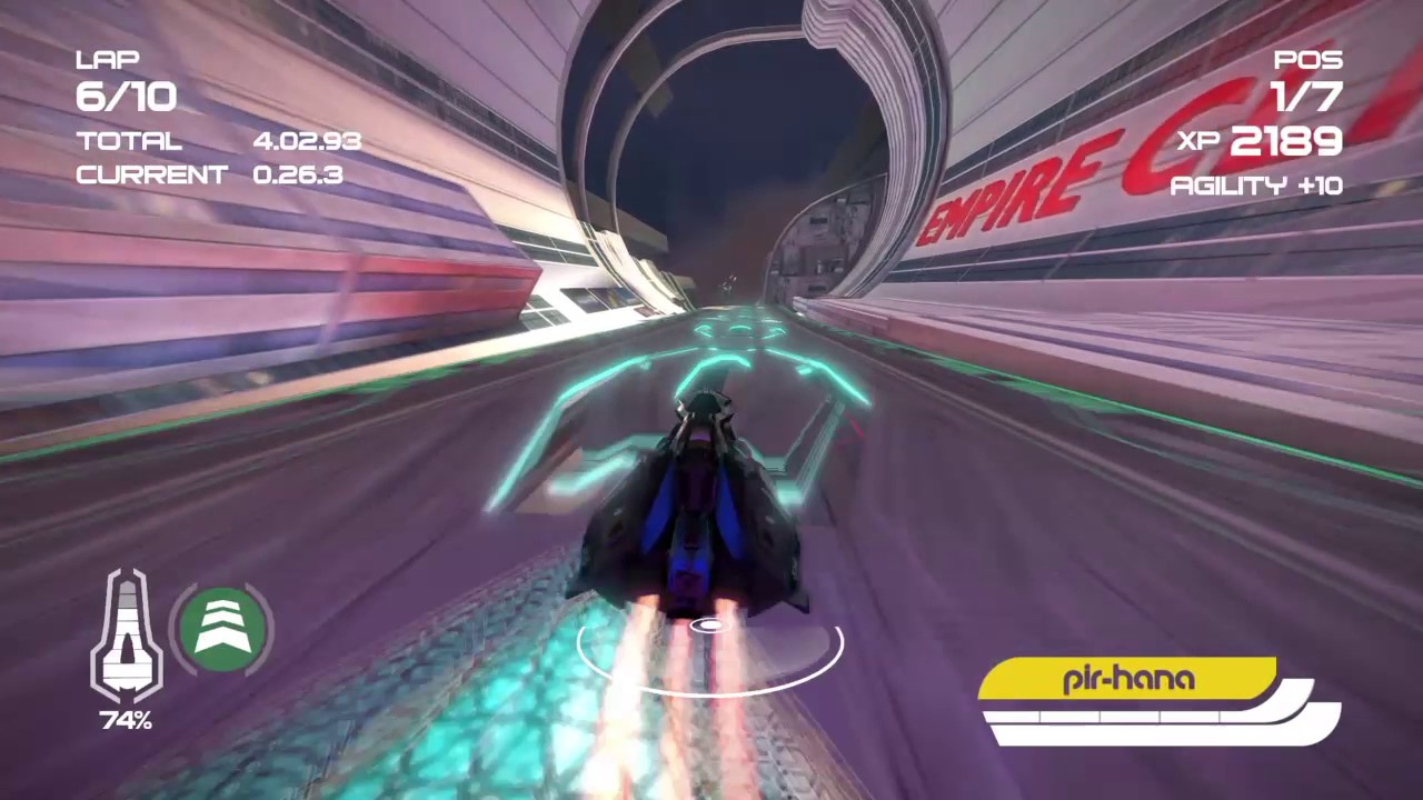 Wipeout Omega Collection - Empire Climb A+ challenge with Pir-Hana prototype