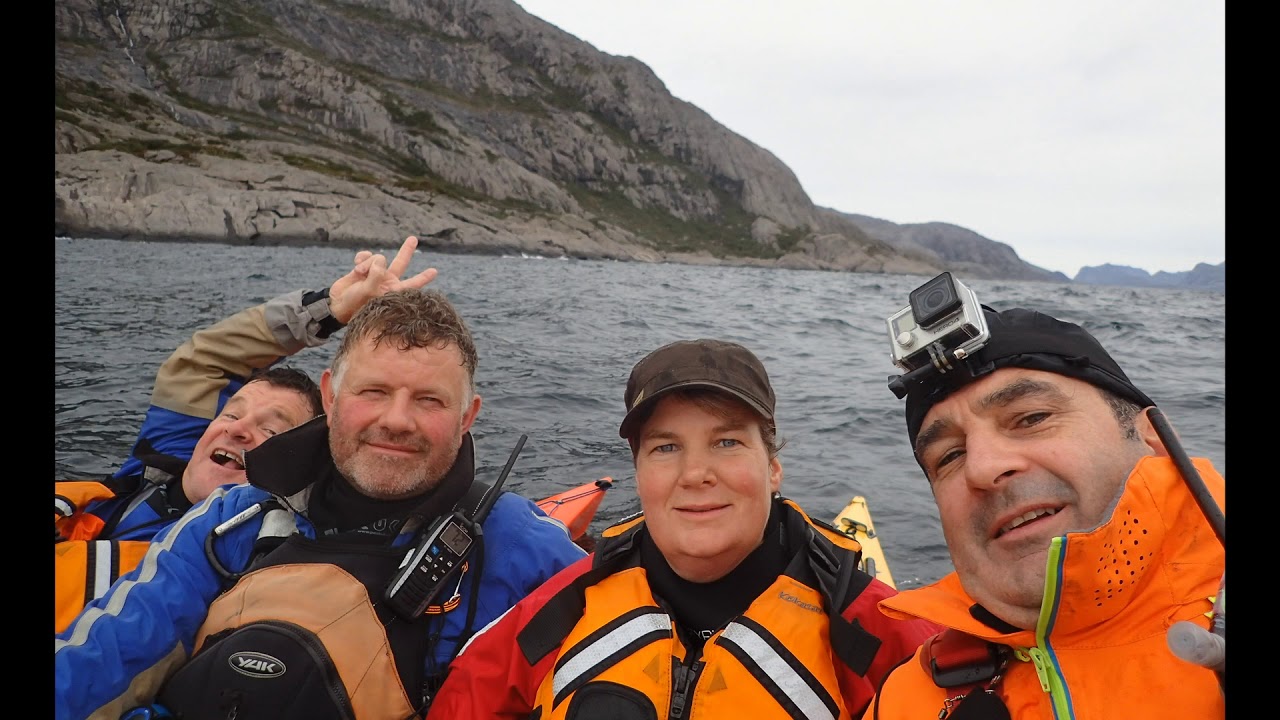 Sea Kayaking Lofoten Norway August 2018.