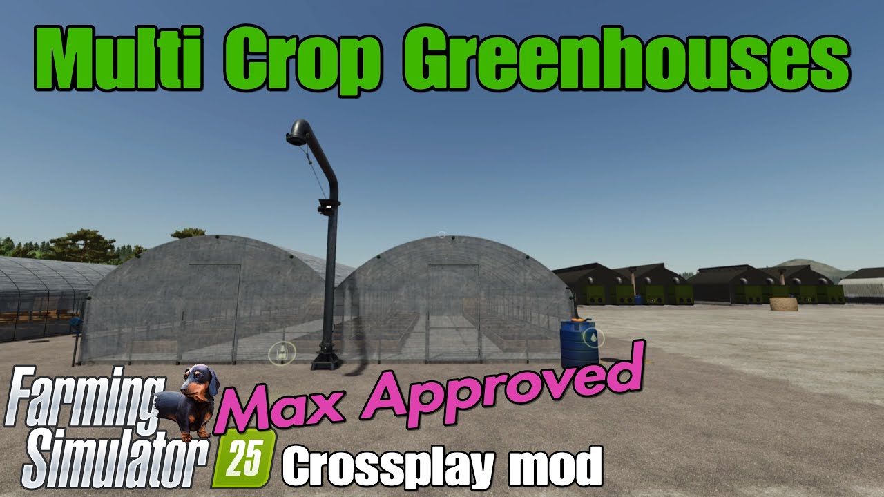 Multi Crop Greenhouses / FS25 crossplay mod