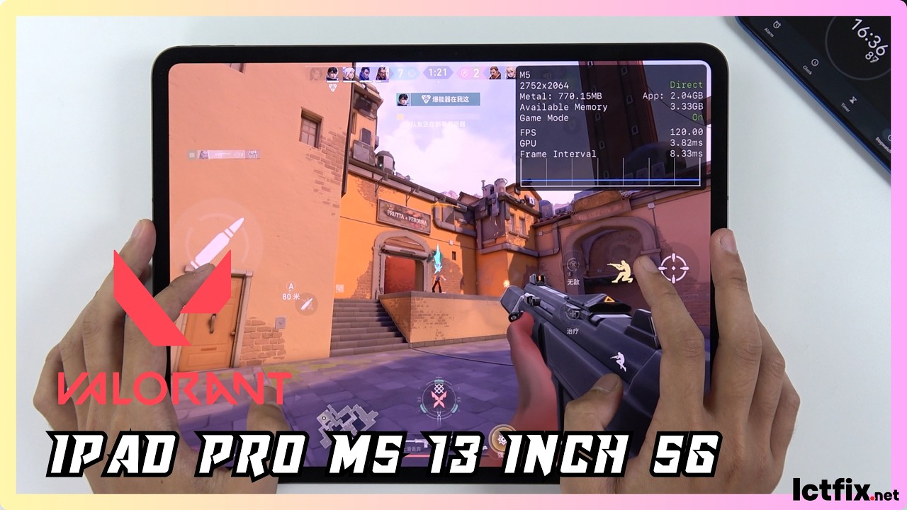 iPad Pro M5 13 inch Valorant Mobile Gaming Test | Apple M5, 120Hz Ultra Retina XDR