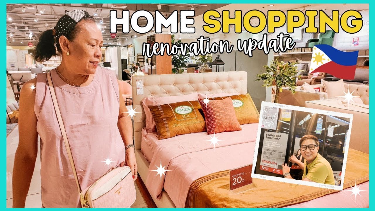 RENOVATION UPDATE 🧡 SHOPPING NG MGA GAMIT SA BAHAY (ABENSONS, SOLER, A&S LAMPS)