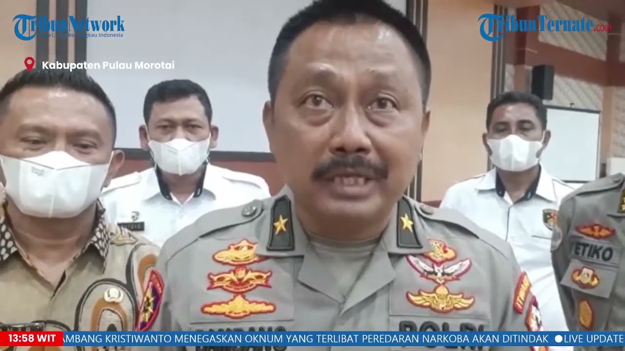 🔴 TRIBUNTERNATE LIVEUPDATE : Bambang Menegaskan Oknum yang terlibat peredaran Narkoba akan ditindak