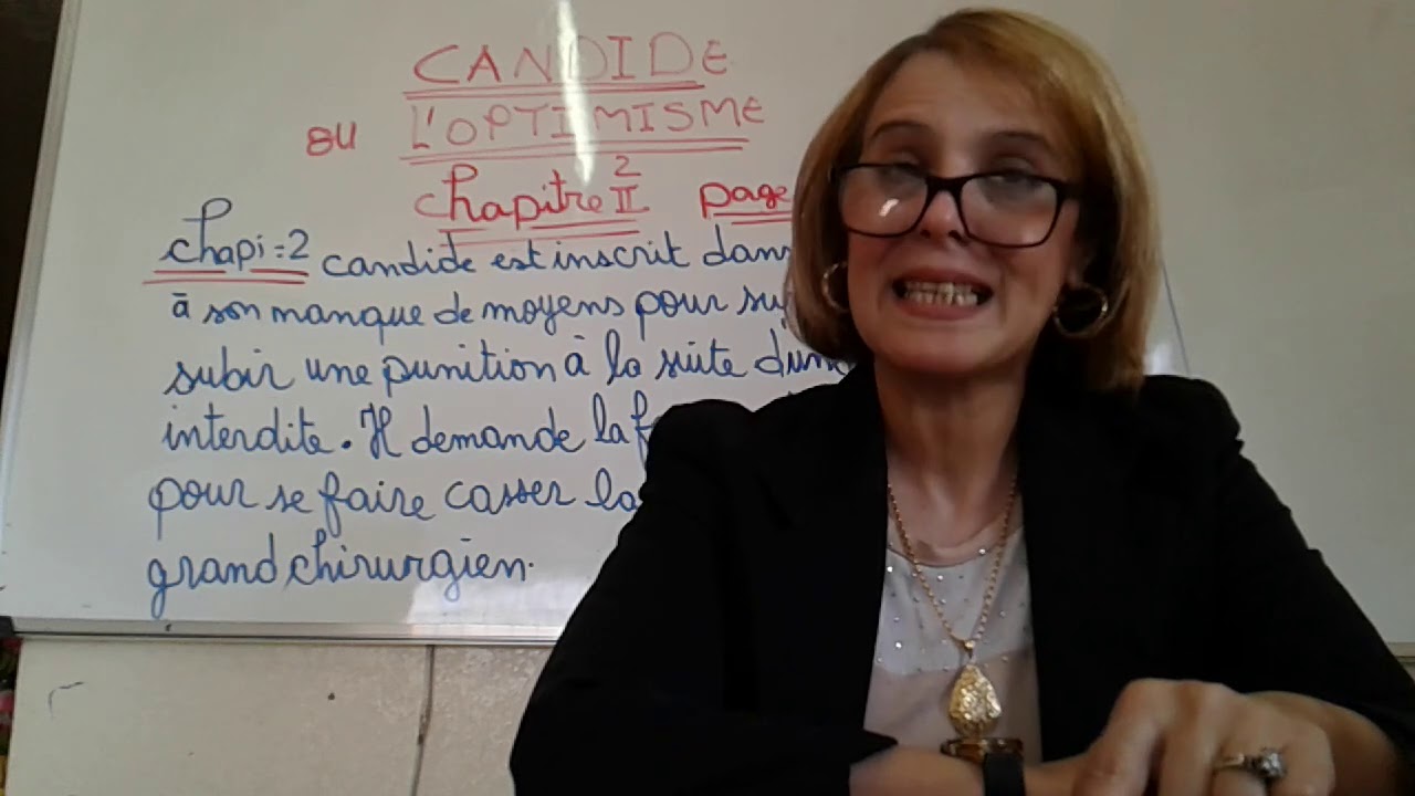 CANDIDE: chapitre :2 - explication    شرح الجزء الثاني كلمة كلمة مع الملخص =ثانية باك رسميين واحرار