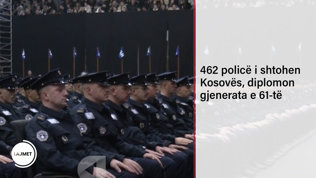 462 policë i shtohen Kosovës, diplomon gjenerata e 61-të