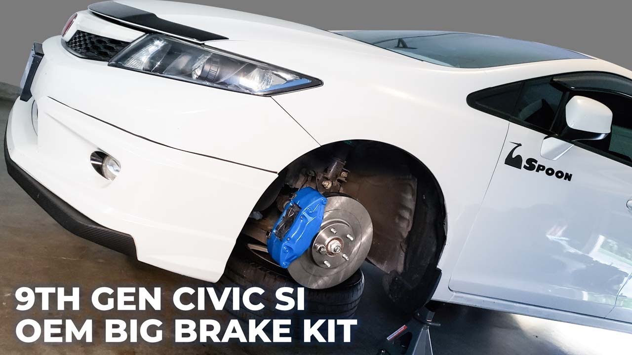9th Gen Civic Si - OEM Big Brake Kit - Acura RL Install