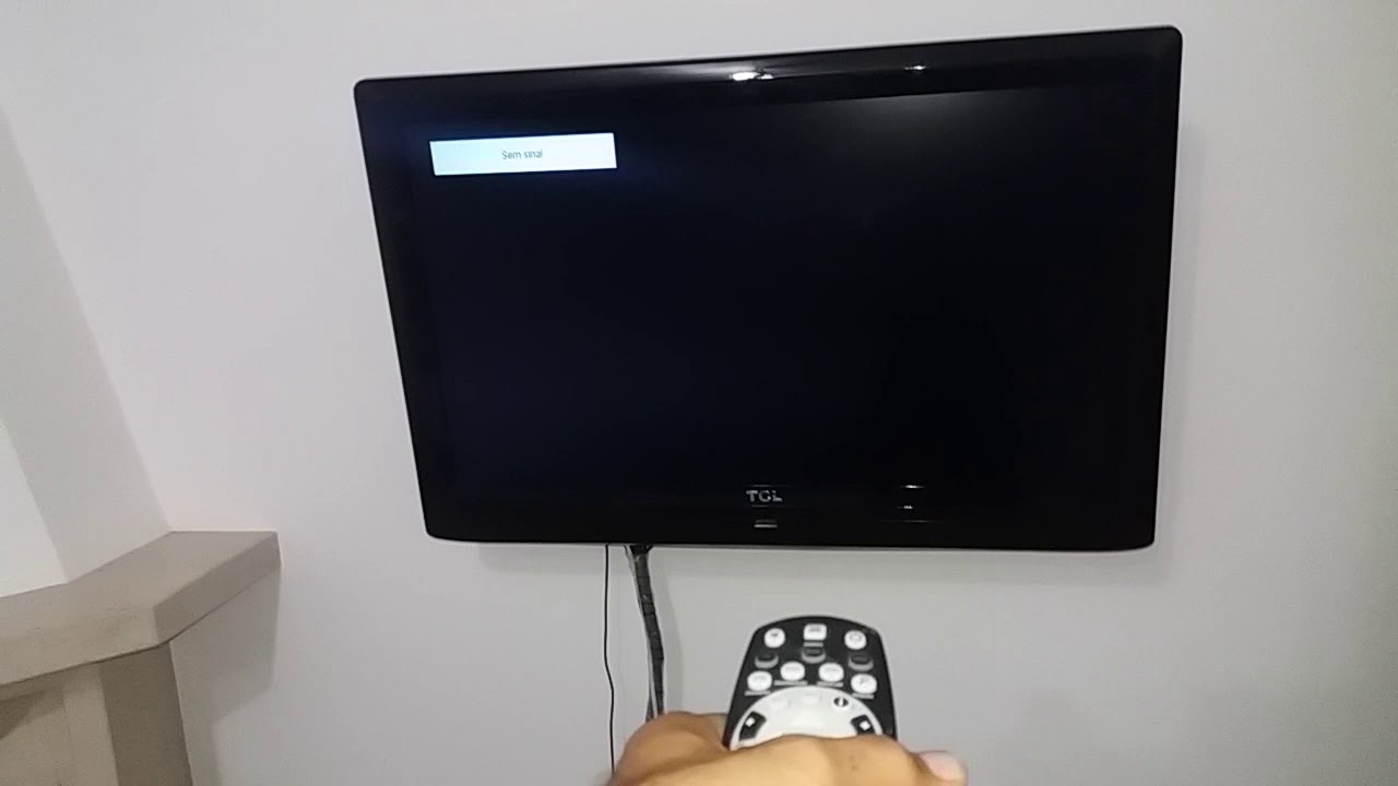 Tutorial programar comando / controle NOS na TV