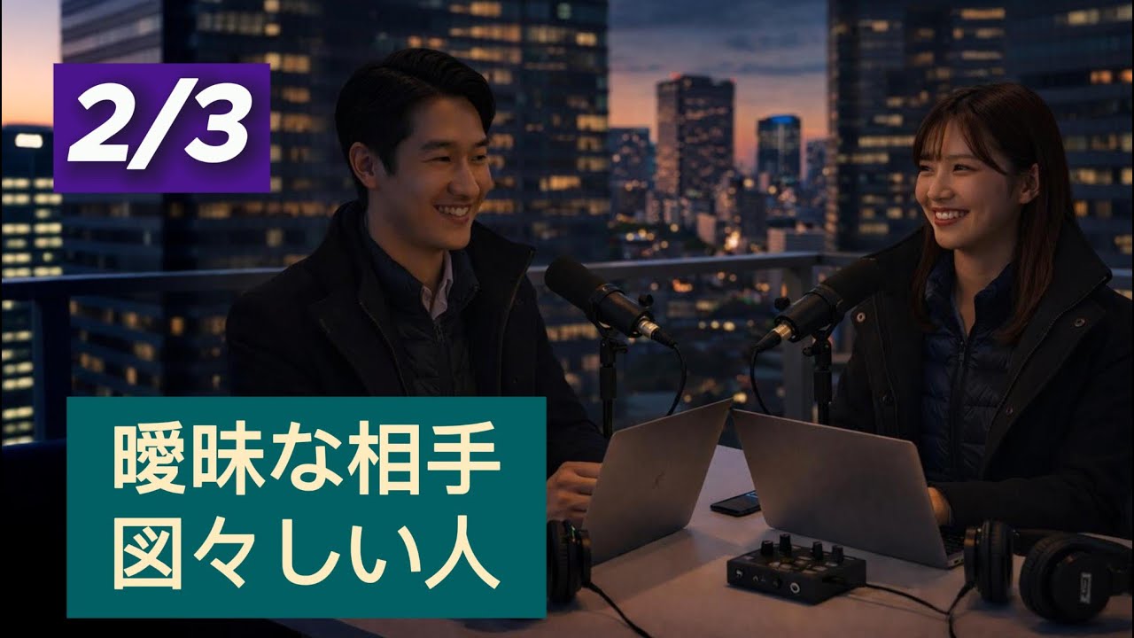 JLPT N2 | 曖昧・図々しい相手との対峙 | Confronting Vague or Nosy Partners