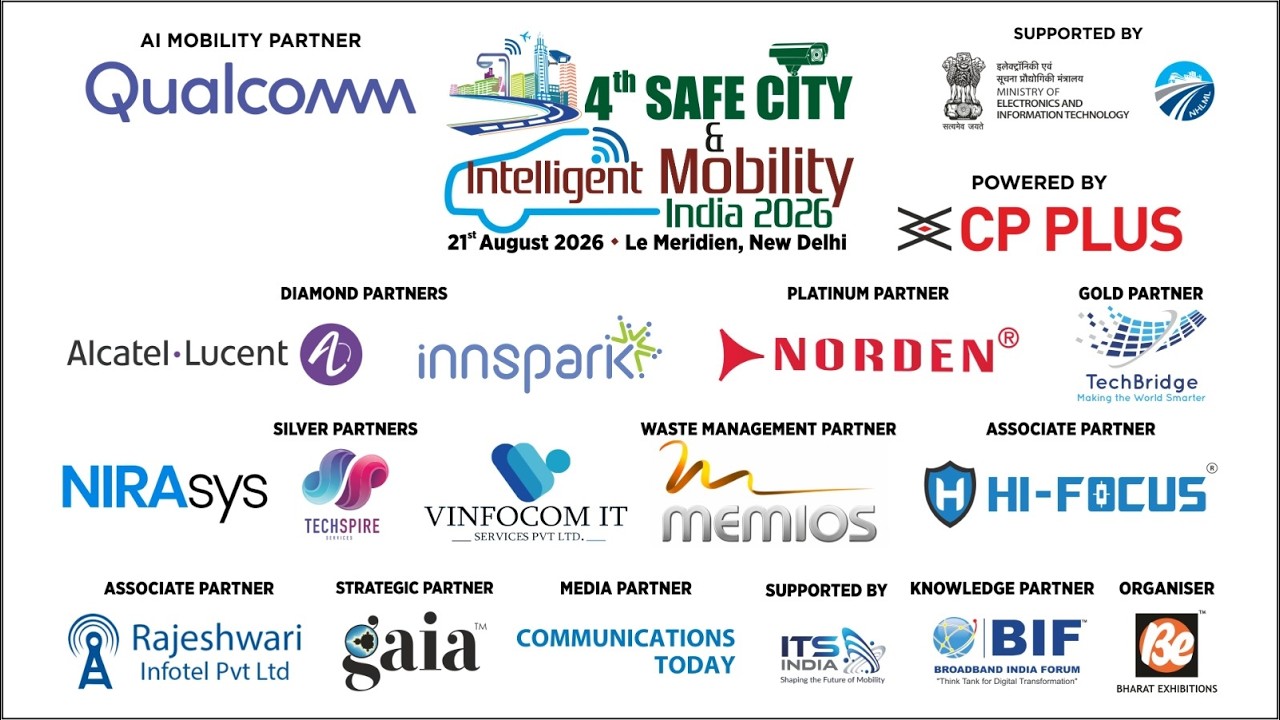 4th Safe City & Intelligent Mobility India 2026 - 21st August 2026