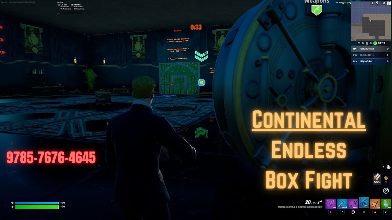 Fortnite Infinite Box Fight Training Map  Chapter 4 ( How to Get Better ) - Fortnite 2023 -