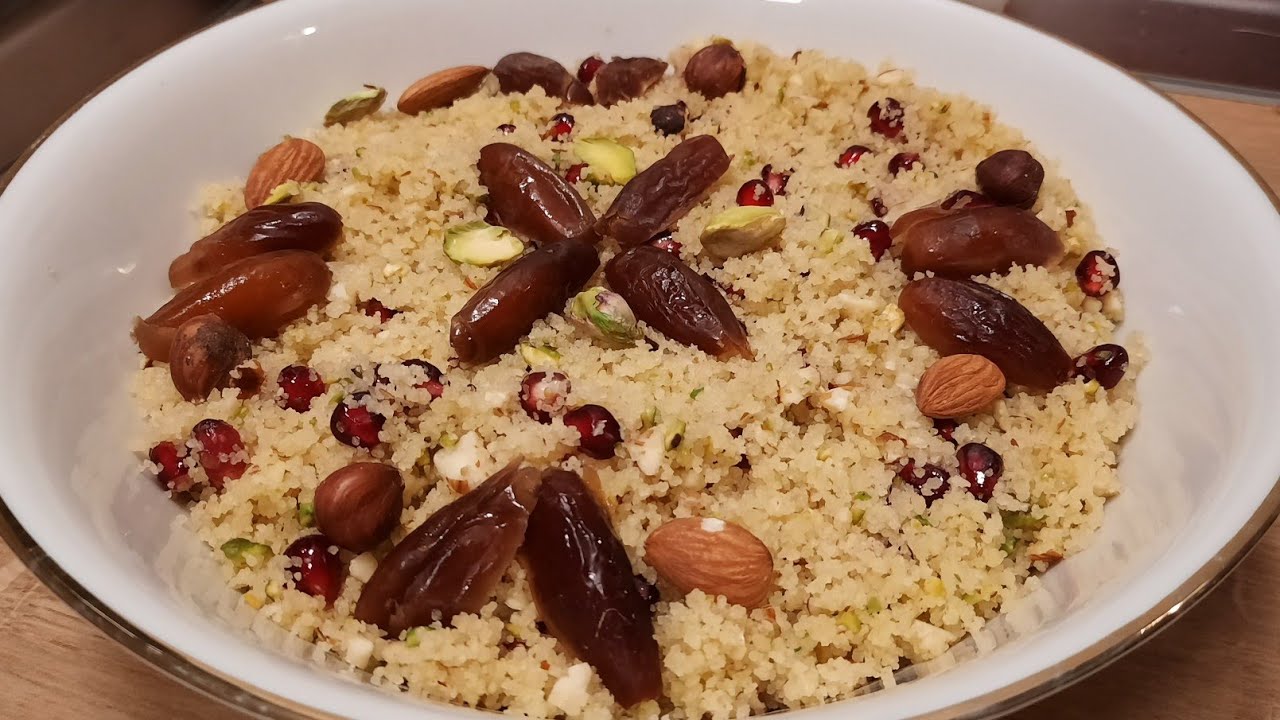 Masfouf tounsi 💯🇹🇳مسفوف تونسي بالتمر و الرمان