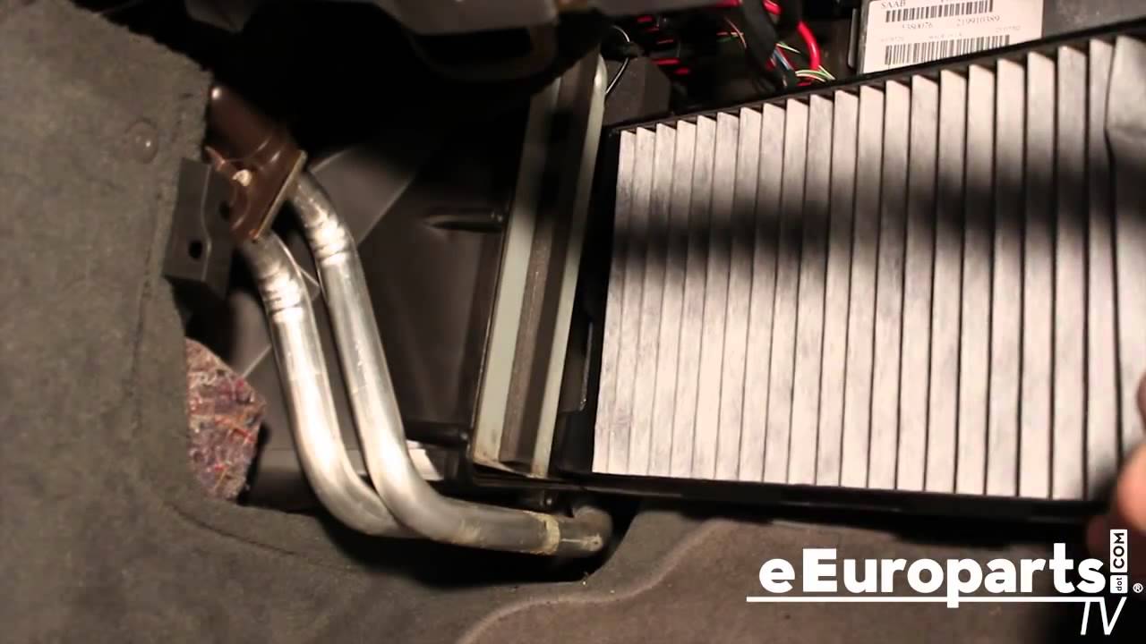 How to change your cabin air filter on a SAAB 9-5