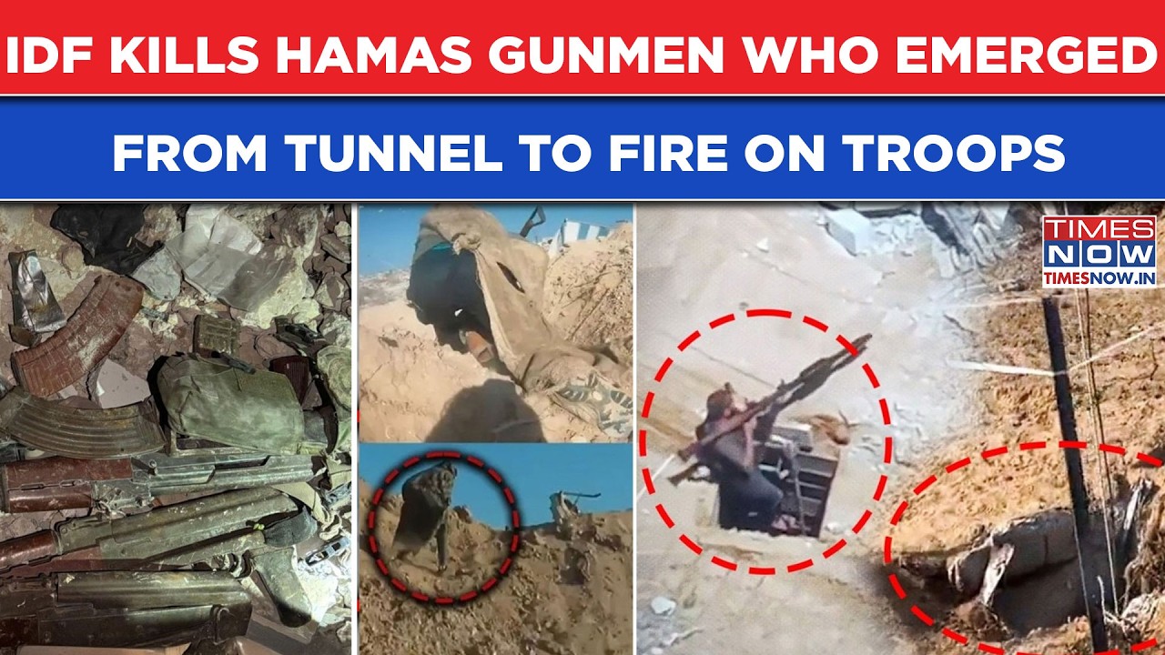 IDF Kills Hamas Terrorists Who Emerged From Rafah Tunnel & Fired On Troops| Daring Gaza Raids On Cam